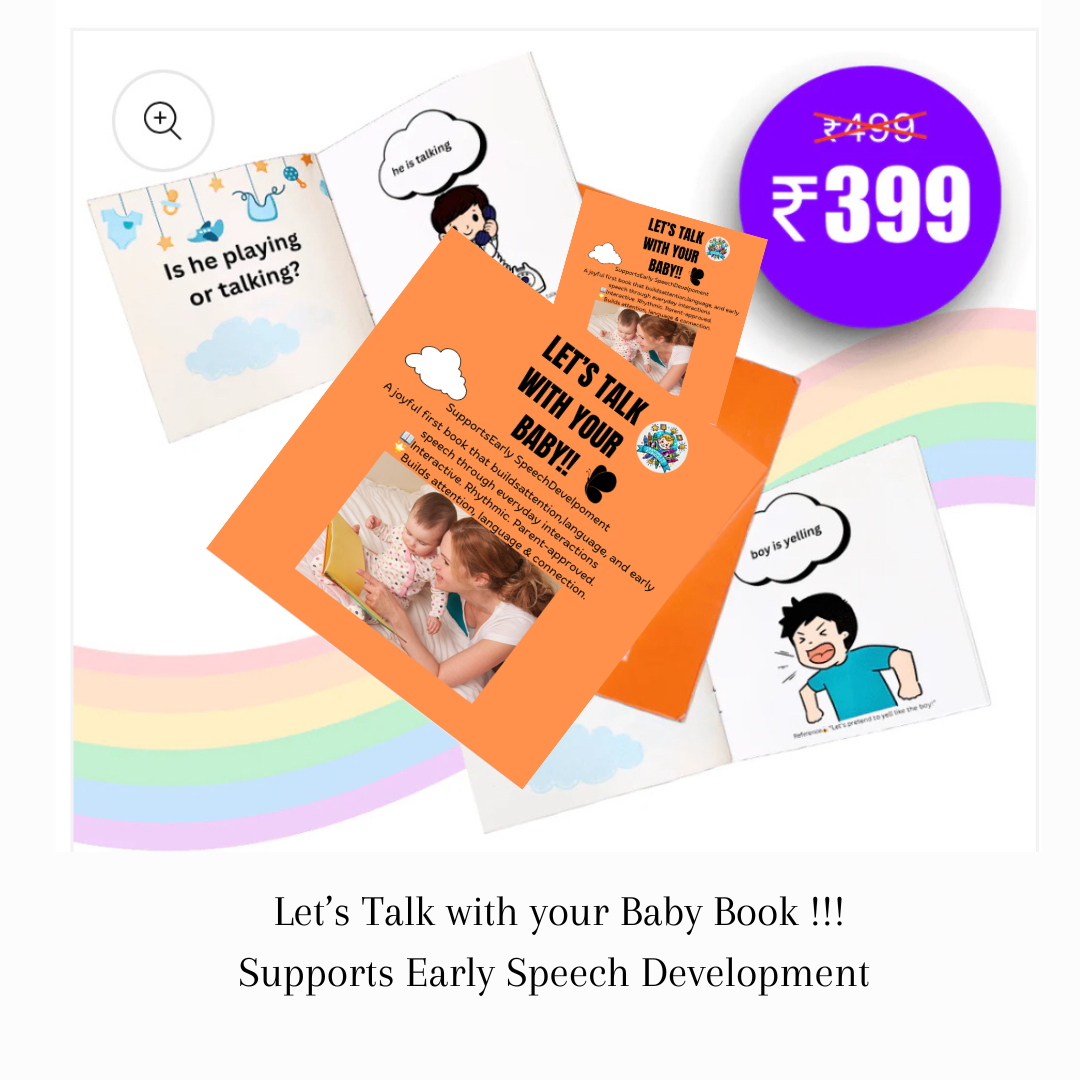Lets Talk to your baby Book -Supports Early Language Development -Age 0 to 3 Years