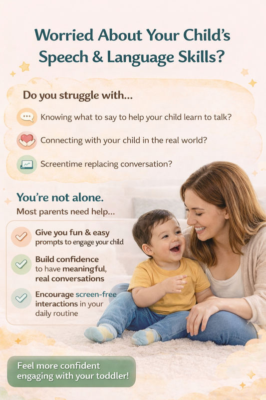 Talk With Me Cards | My First Conversation Cards | Age 0-3 years | A4 size | set of 25 cards