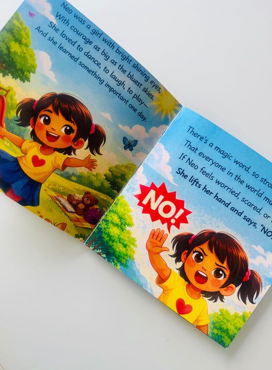 Neo says NO Story Book | Physical Story Book Teaches children the foundation of body safety, consent, and personal boundaries| Age 3+