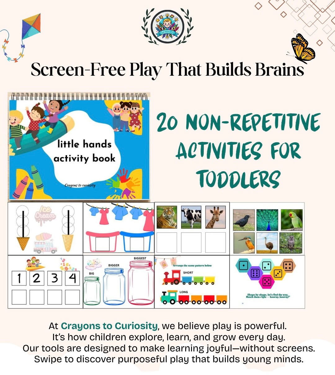 Little Hands Activity  Book - Age 2+ Years