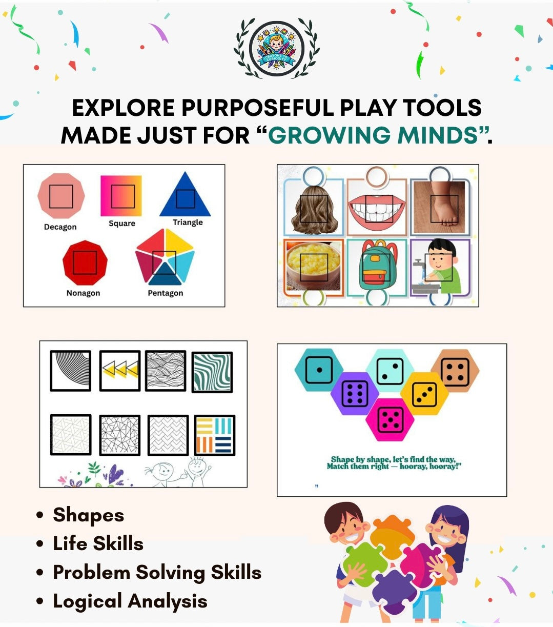 Little Hands Semi-Velcro PlayBook - Age 3+ Years