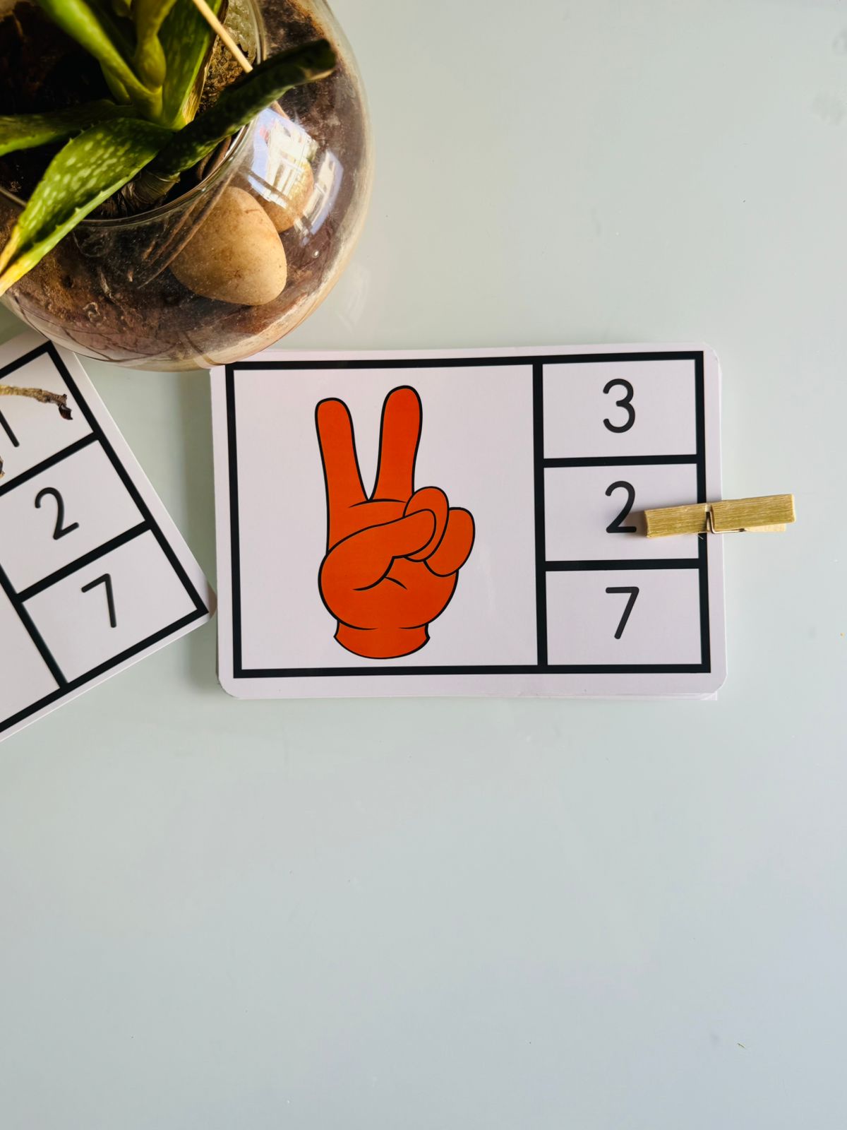 Clip & Count - Montessori Number Cards (1–10)