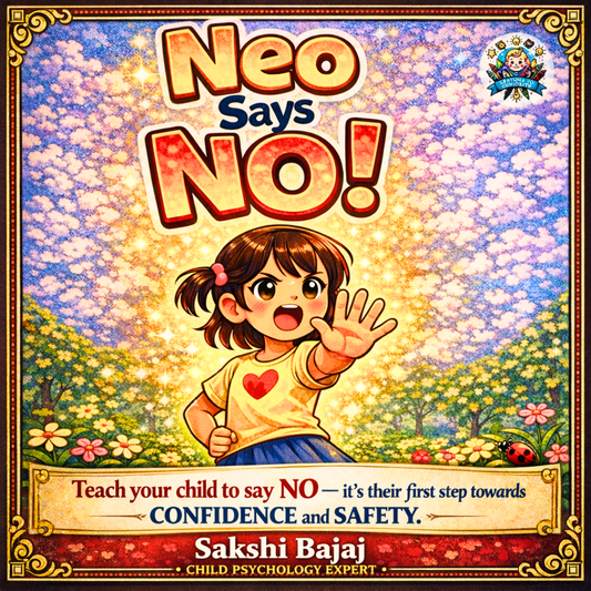 Neo says NO Story Book | Physical Story Book Teaches children the foundation of body safety, consent, and personal boundaries| Age 3+