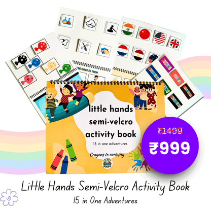 Little Hands Semi-Velcro PlayBook - Age 3+ Years