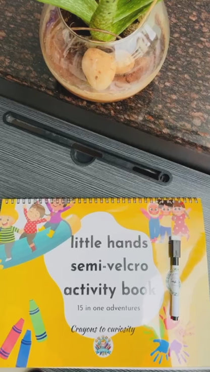 Little Hands Semi-Velcro PlayBook - Age 3+ Years