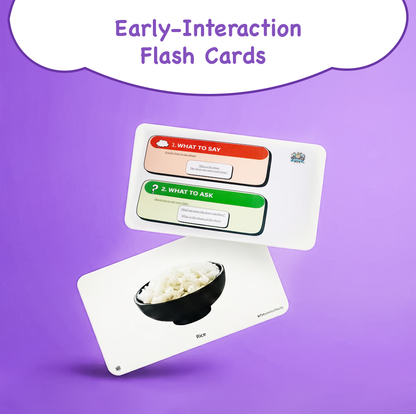 Talk With Me Cards | My First Conversation Cards | Age 0-3 years | A4 size | set of 25 cards